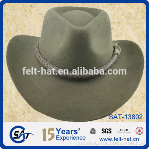 high grade wool felt cowboy men's hat